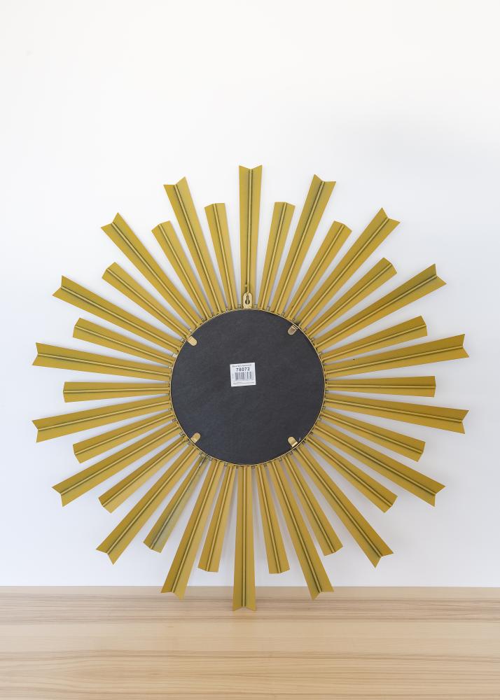 Espejo Selin Dorado 81 cm Ø