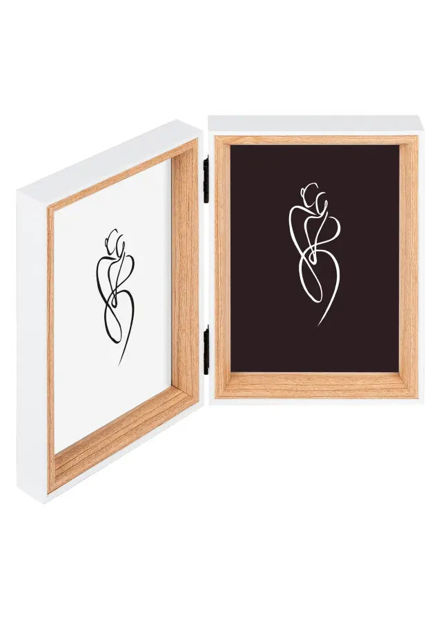 Silhouette Marco plegable Roble 10x15 cm - 2 imágenes