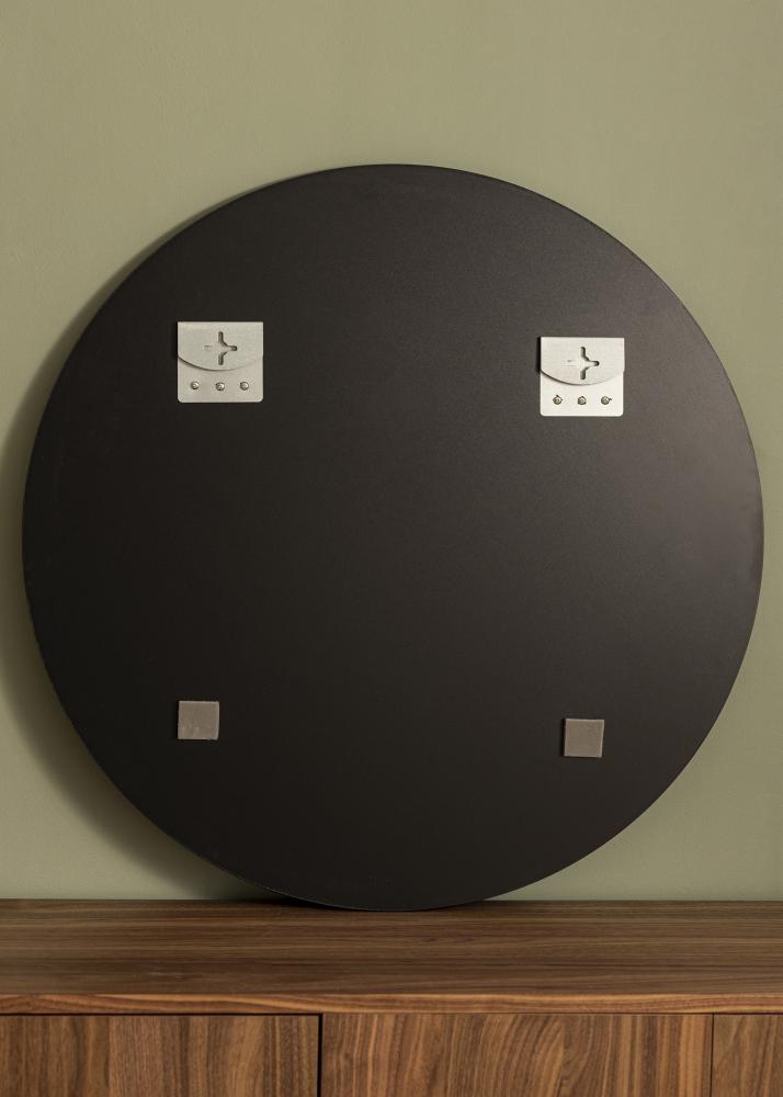 Espejo House Doctor Walls Gris 80 cm Ø