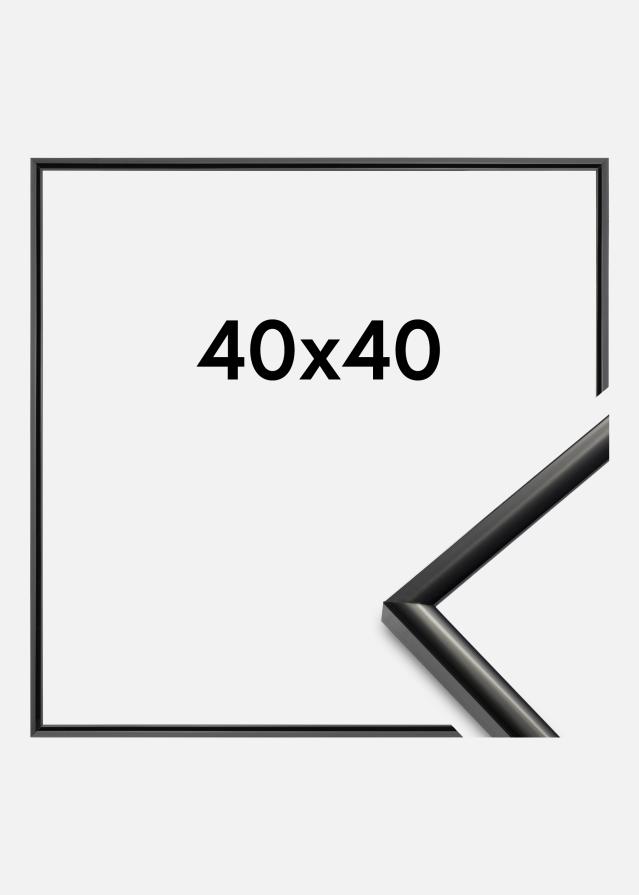 Marco New Lifestyle Vidrio acrílico Negro 40x40 cm