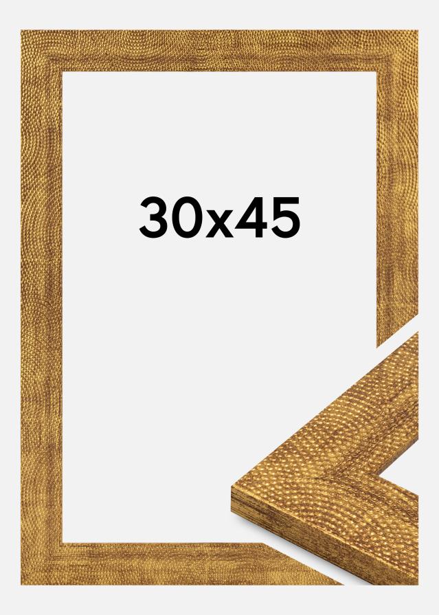 Marco Linea Vidrio acrílico Oro 30x45 cm