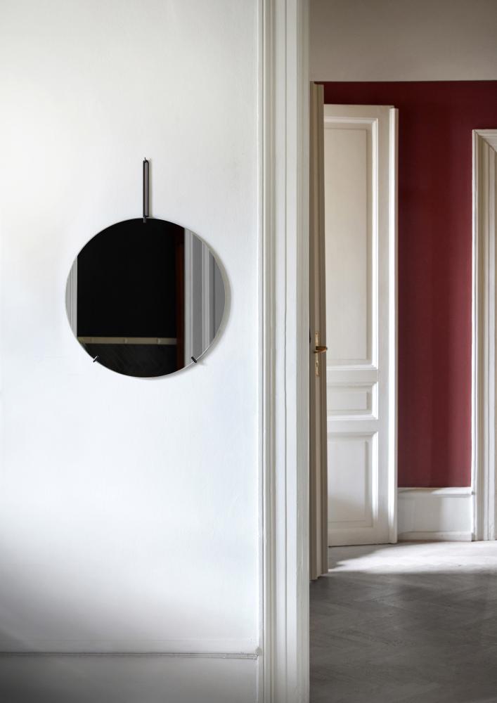 Moebe Wall Mirror Svart 50 cm Ø