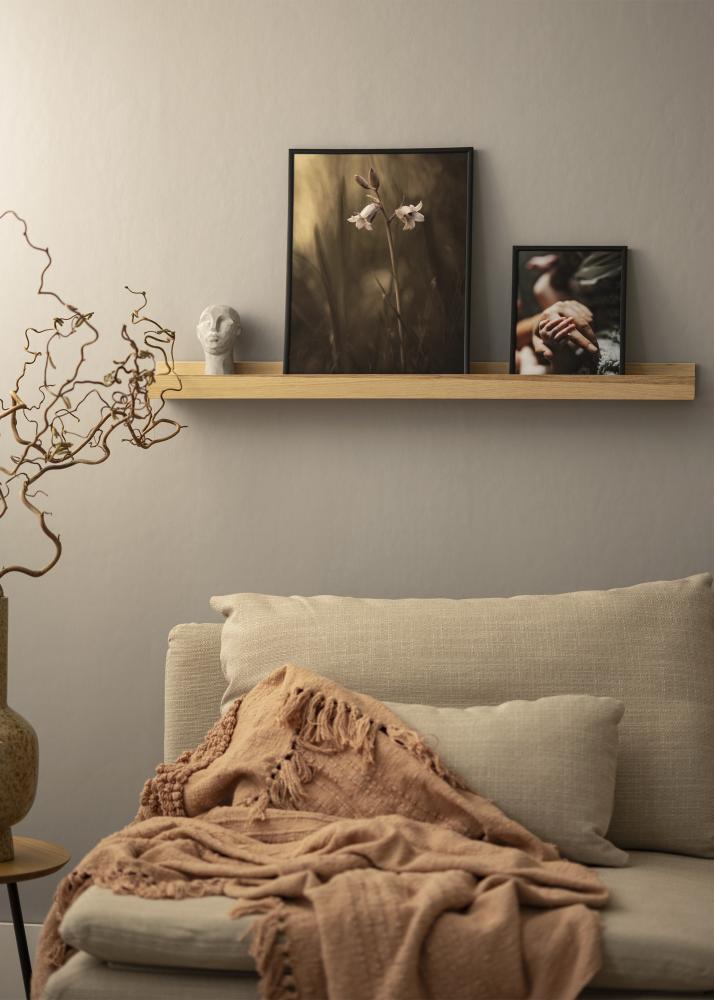 KAILA Estante para cuadros Roble 90 cm