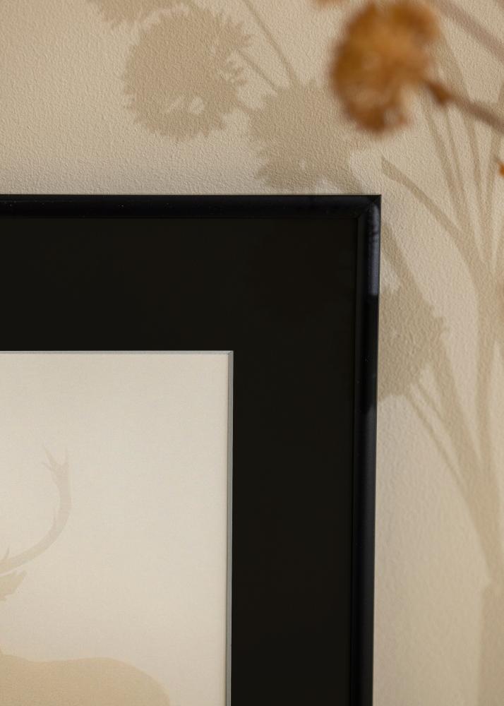 Marco New Lifestyle Negro mate 30x40 cm - Paspartú Negro 21x30 cm