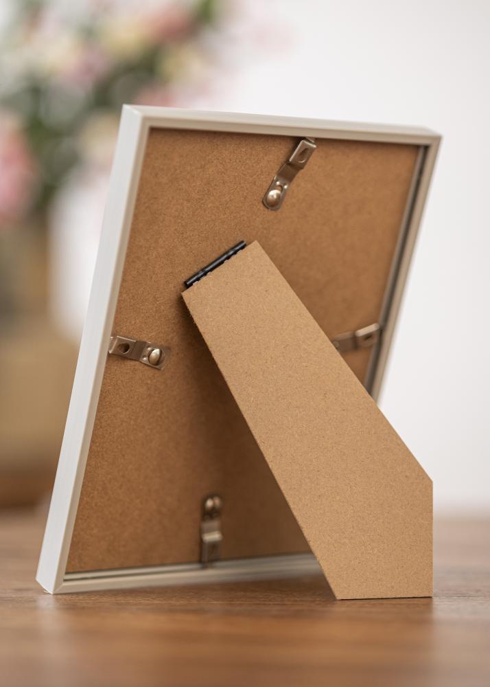 Marco New Lifestyle gris tierra 13x18 cm - Paspartús Blanco 9x12 cm