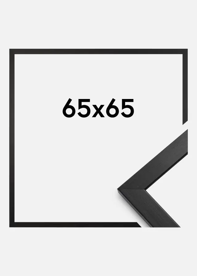 Marco Stilren Vidrio acrílico Negro 65x65 cm