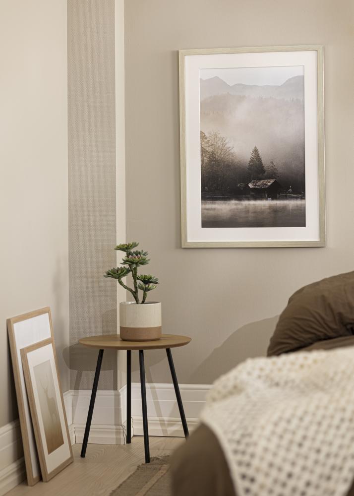 Marco Silver Wood Vidrio acrílico 20x40 cm