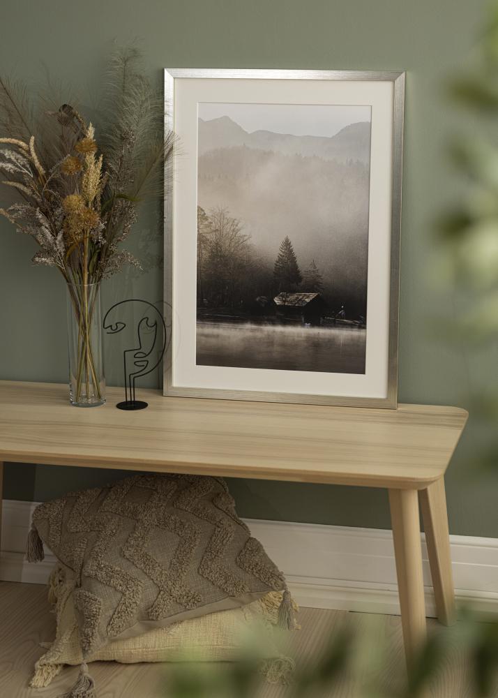 Marco Silver Wood Vidrio acrílico 20x40 cm