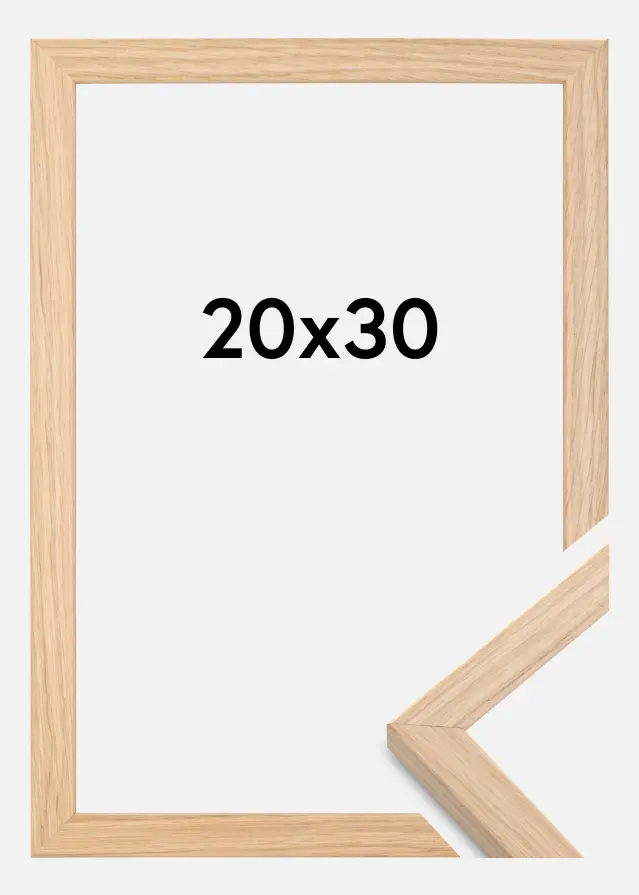 Marco Grimsåker Vidrio acrílico Roble 20x30 cm