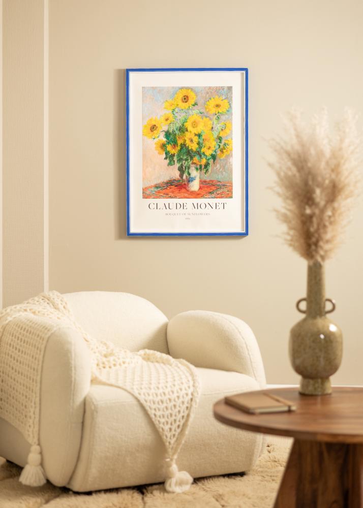 Marco Diana Vidrio acrílico Azul 30x40 cm