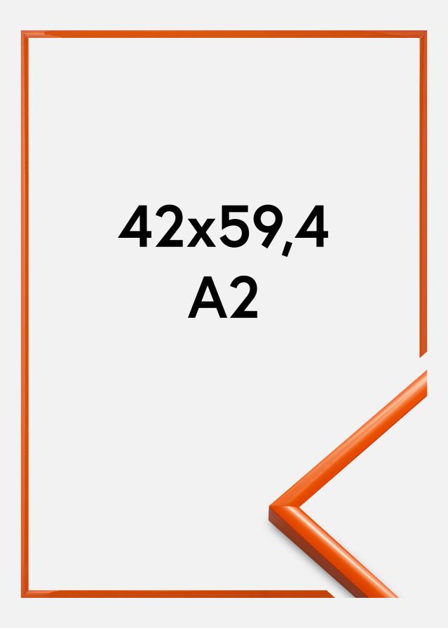 Marco New Lifestyle Vidrio acrílico Naranja 42x59,4 cm (A2)