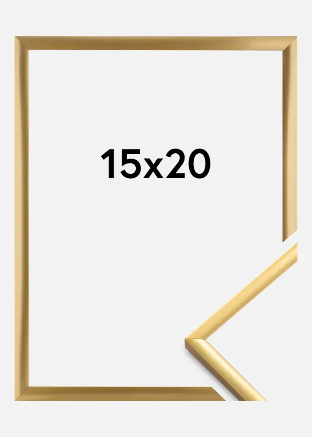 Marco New Lifestyle Vidrio acrílico Shiny Gold 15x20 cm