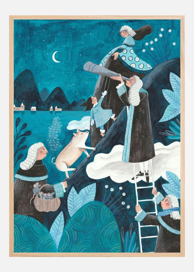 Travel through the night Póster