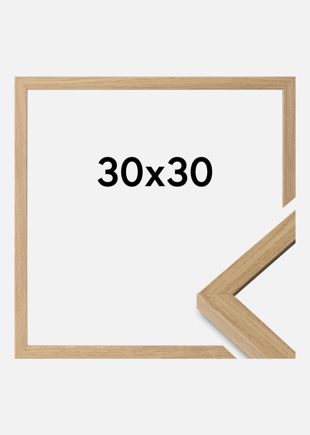 Marco Ares Vidrio Acrílico Natural Oak 30x30 cm