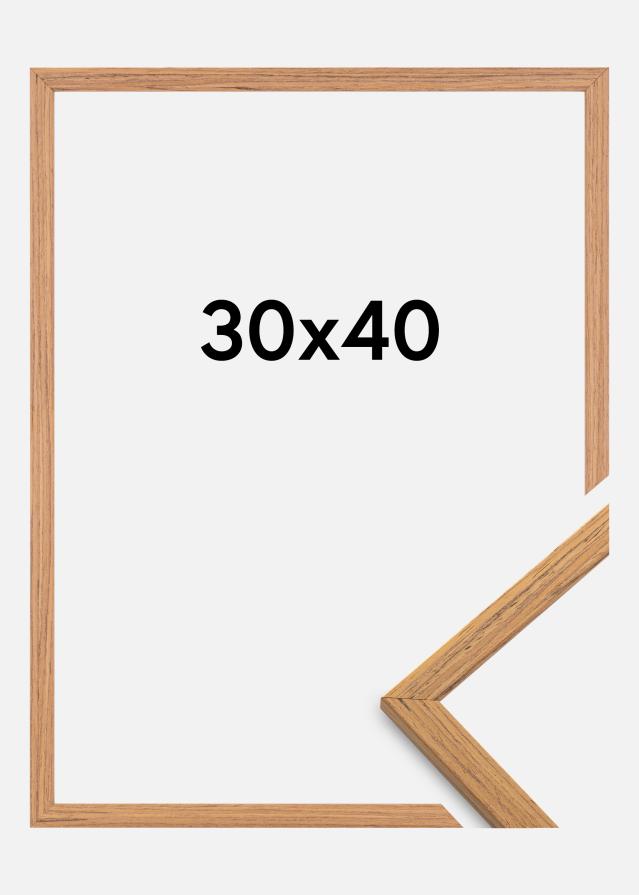 Marco Edsbyn Vidrio acrílico Teca 30x40 cm