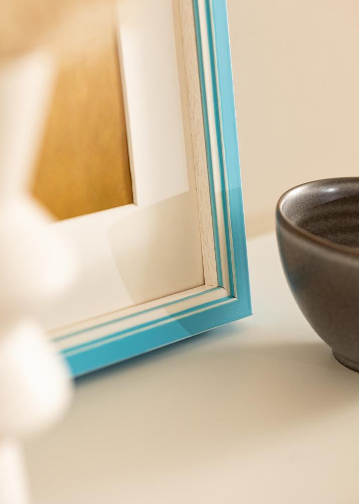 Marco Diana Vidrio acrílico Azul claro 20x25 cm