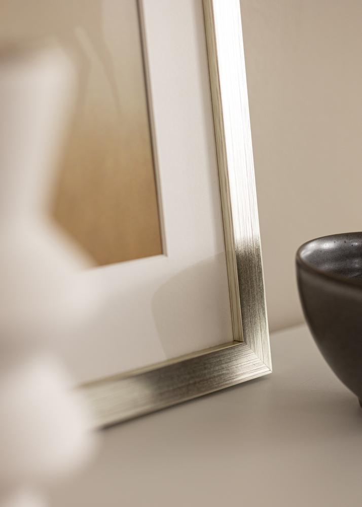 Marco Silver Wood Vidrio acrílico 20x40 cm