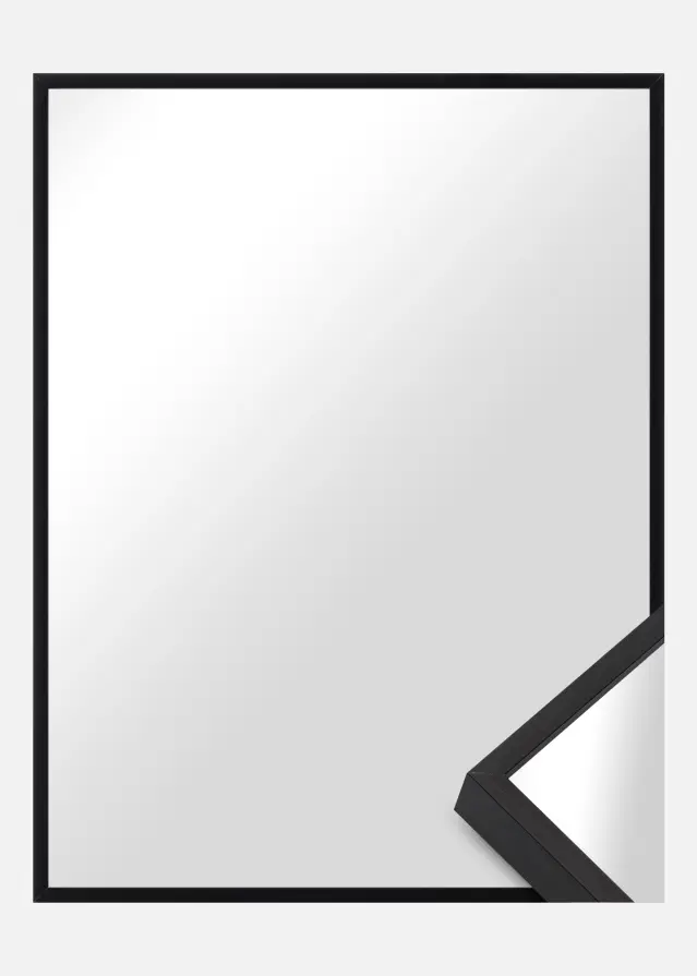 Espejo Nielsen Premium Alpha Negro mate - Tamaño personalizable