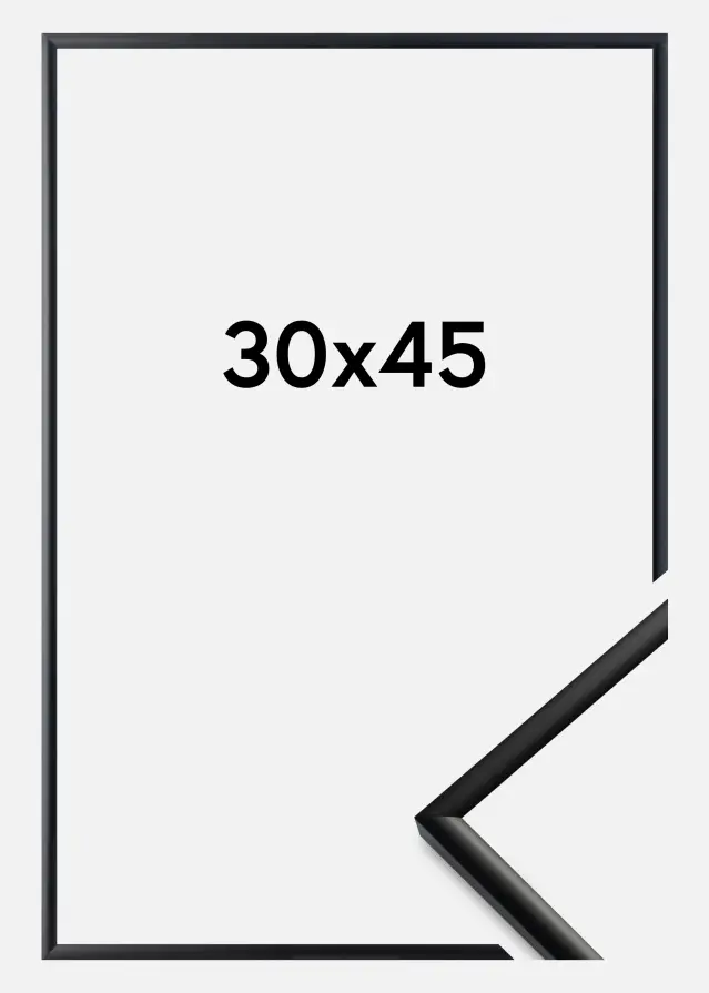 Marco New Lifestyle Vidrio acrílico Negro mate 30x45 cm