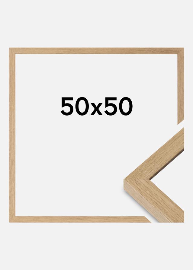 Marco Hermes Vidrio acrílico Natural Oak 50x50 cm