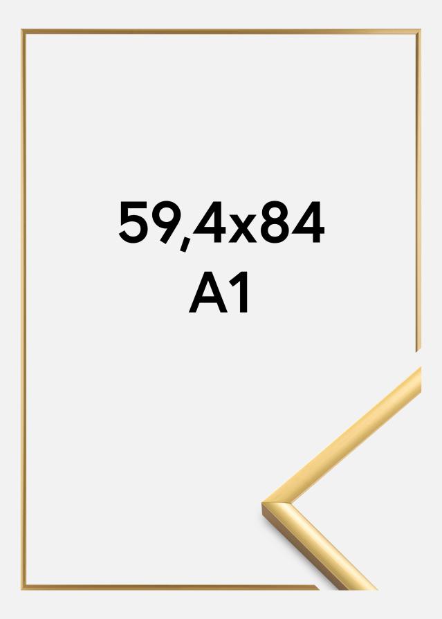 Marco New Lifestyle Vidrio acrílico Shiny Gold 59,4x84,1 cm (A1)