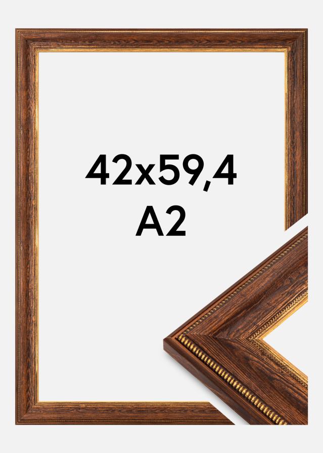 Marco Fabriano Vidrio Acrílico Marrón 42x59,4 cm (A2)
