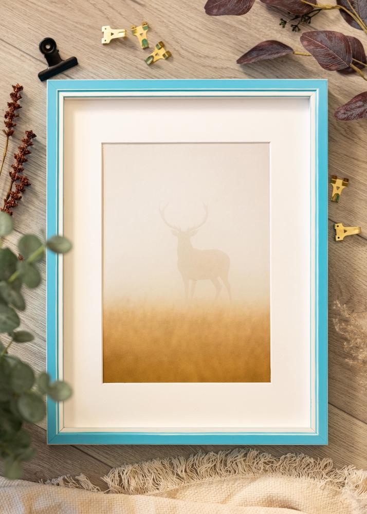 Marco Diana Vidrio acrílico Azul claro 20x25 cm