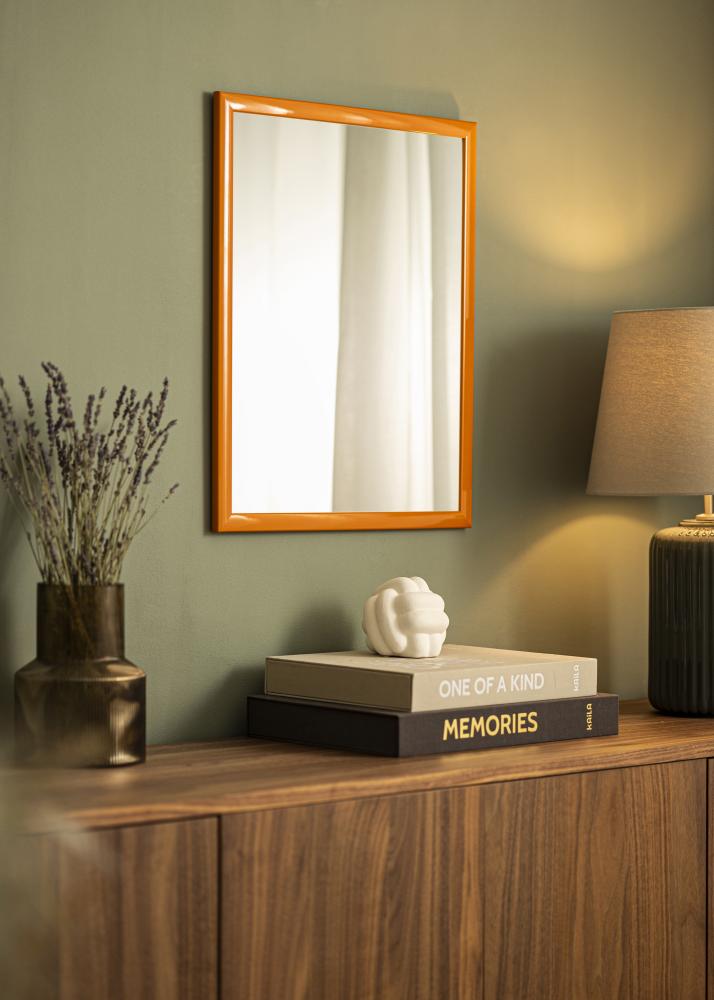 Espejo Dorset Naranja - Tamaño personalizable