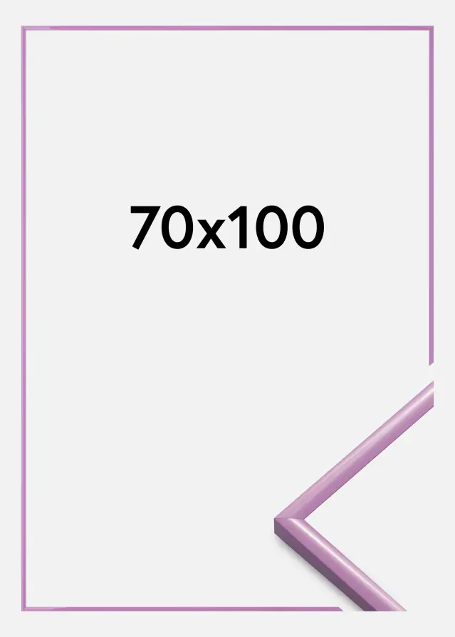 Marco New Lifestyle Vidrio acrílico Lila claro 70x100 cm