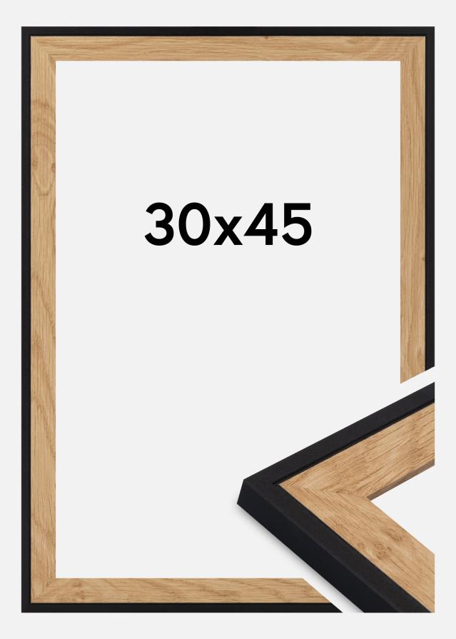 Marco Iris Vidrio acrílico Negro 30x45 cm