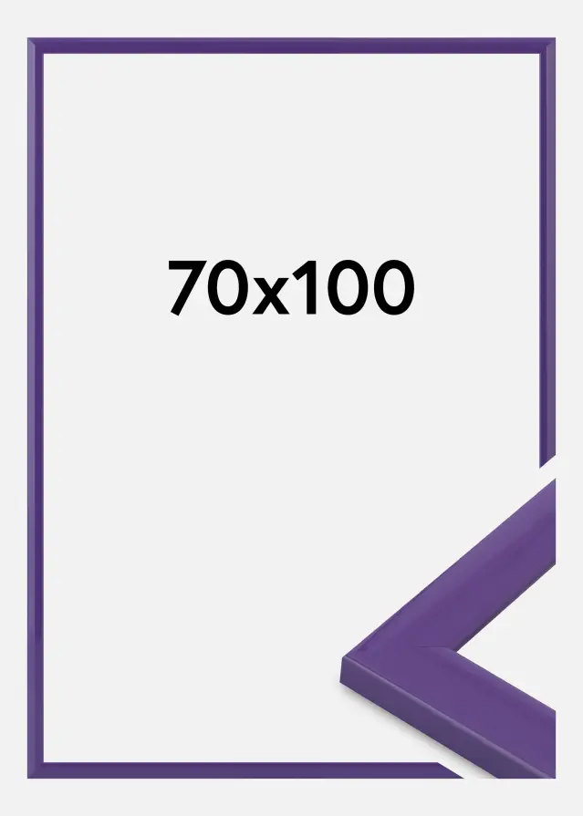 Marco Dorset Vidrio acrílico Lila 70x100 cm
