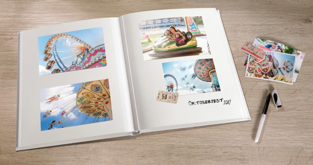 Monza Álbum Autoadhesivo Blanco - 25x30 cm (30 Páginas)