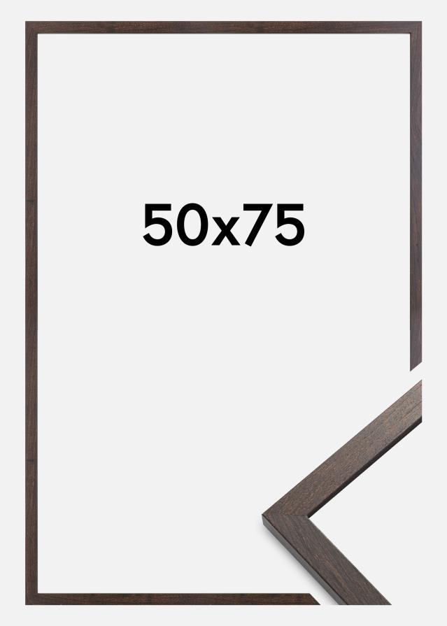 Marco Trendy Vidrio acrílico Castaño 50x75 cm