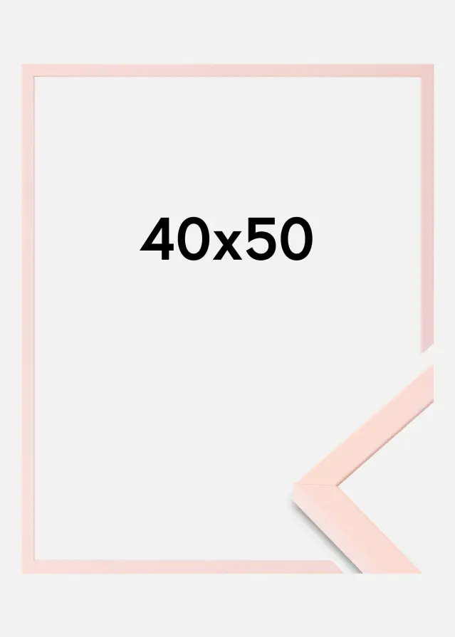 Colorful Vidrio acrílico Rosa 40x50 cm