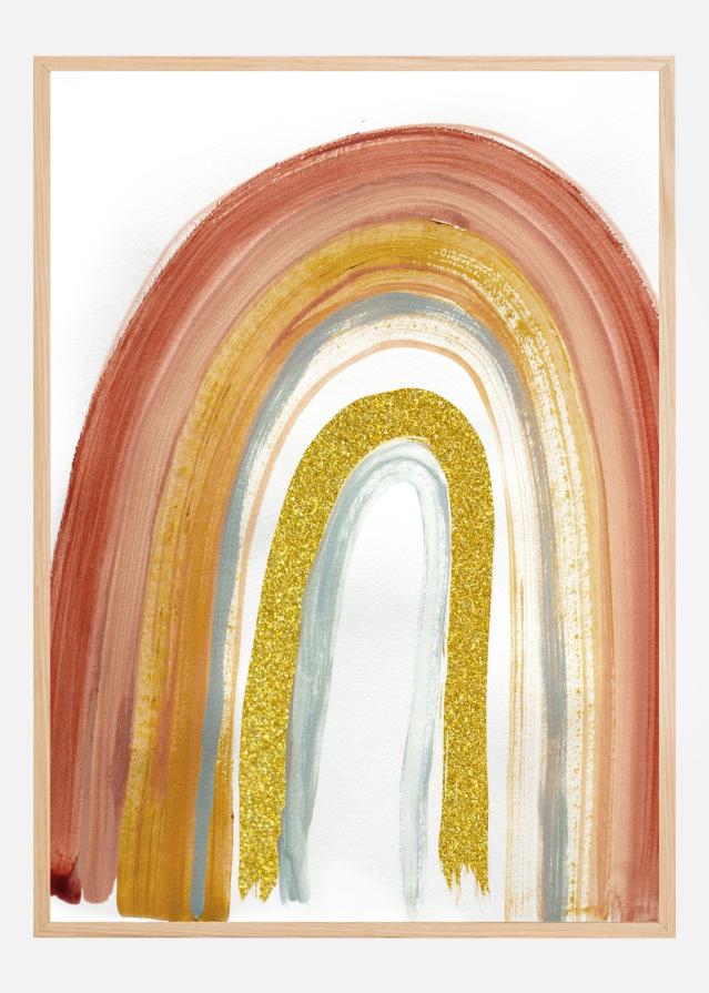 Glitter Rainbow Póster