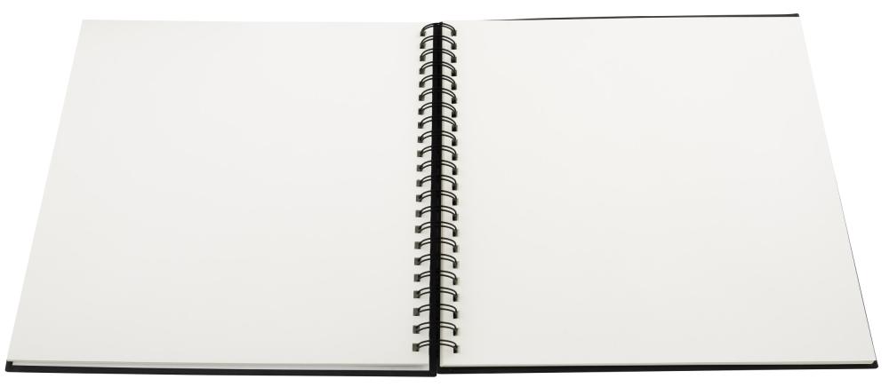 Fun Álbum de espiral Rosa - 30x30 cm (50 Páginas blancas / 25 hojas)