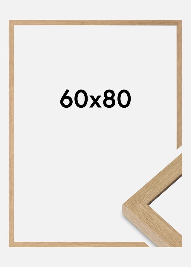 Marco Hermes Vidrio acrílico Natural Oak 60x80 cm