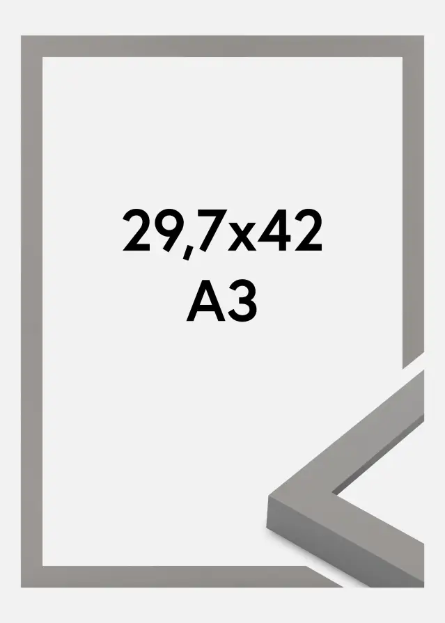 Marco Selection Vidrio acrílico Grey 29.7x42 cm (A3)
