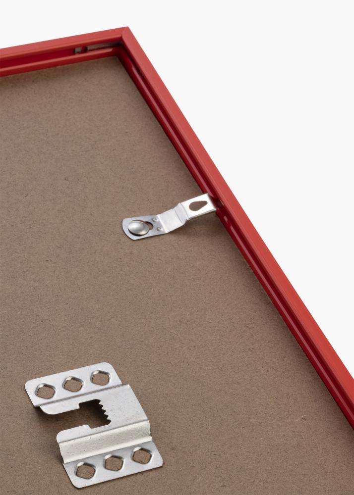 Marco New Lifestyle Rojo claro 30x40 cm - Paspartú Negro 18x27 cm