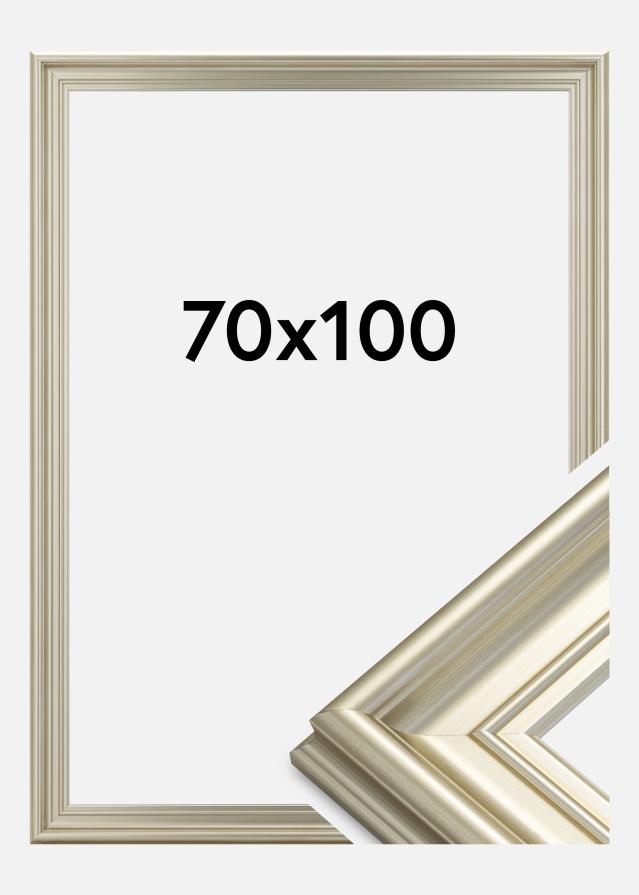 Marco Mora Premium Plateado 70x100 cm