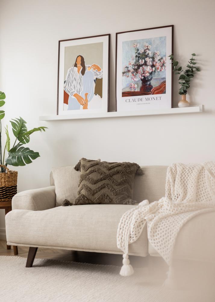 KAILA Estante para cuadros Blanco 150 cm