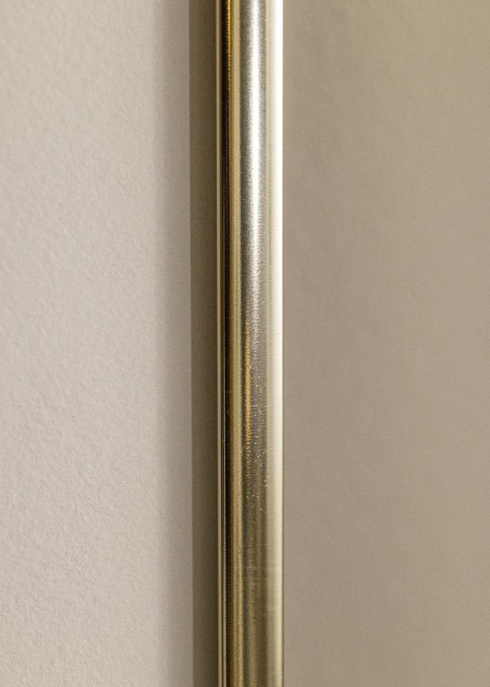 Marco Aluminio Vidrio acrílico Acabado brillante Dorado 50x50 cm