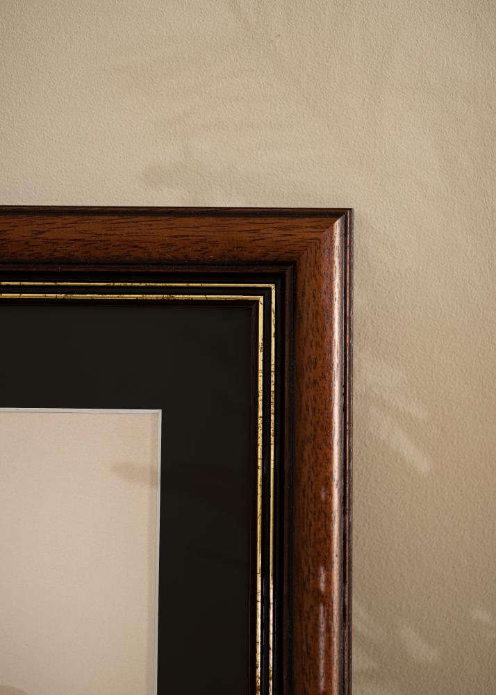 Marco Old Retro 40x50 cm - Paspartú Negro 30x40 cm