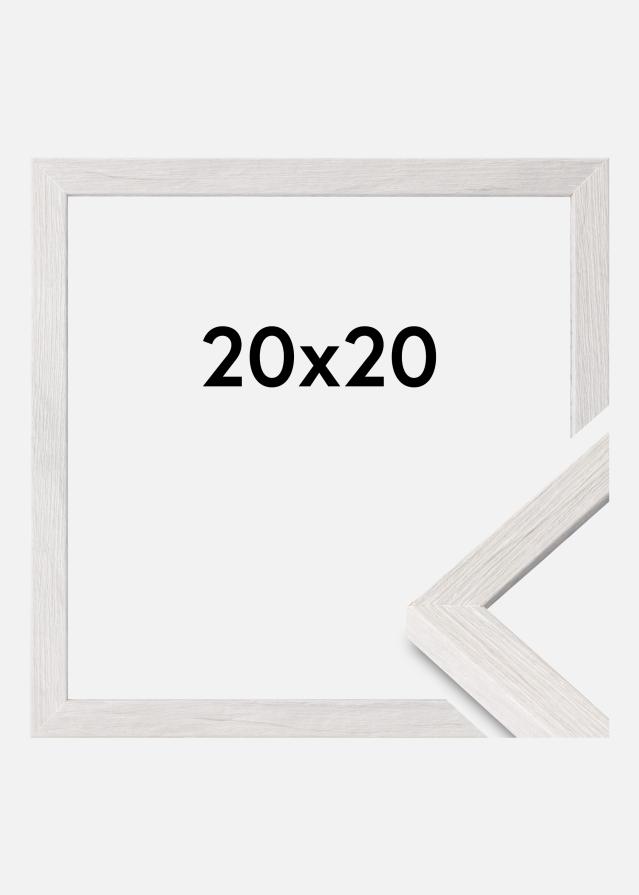 Marco Ares Vidrio Acrílico White Oak 20x20 cm