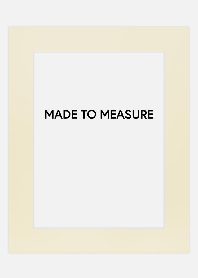 Paspartú Crema 3 mm (Borde interior blanco) - A medida