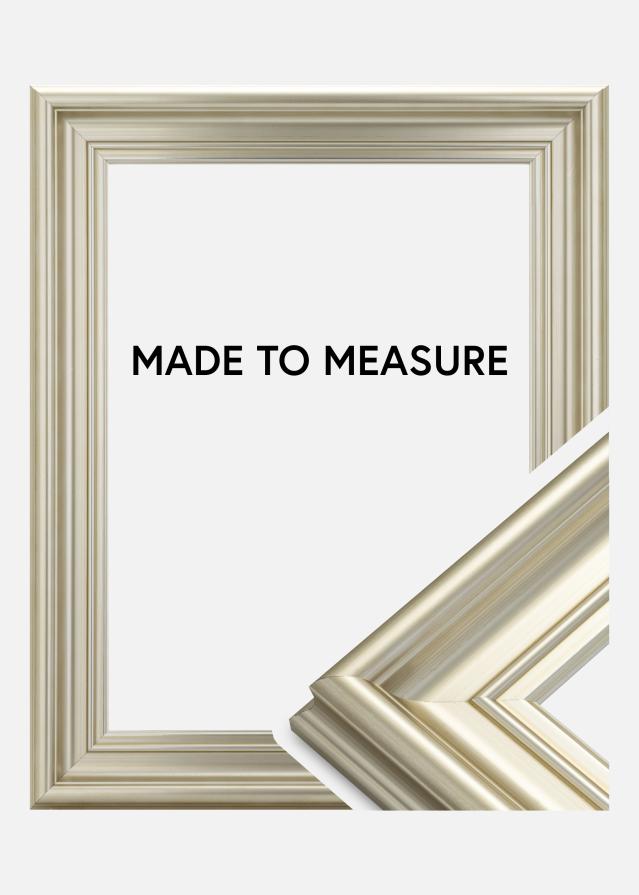 Marco Mora Premium Plateado - Tamaño personalizable