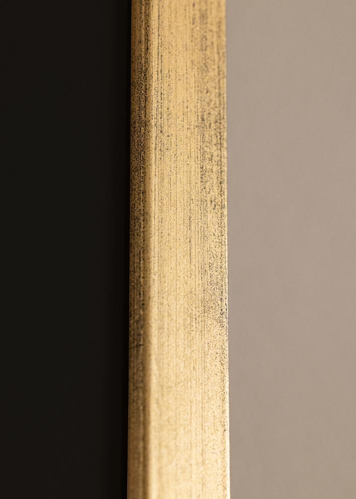 Marco Stilren Dorado 50x60 cm - Paspartú Negro 37x46 cm