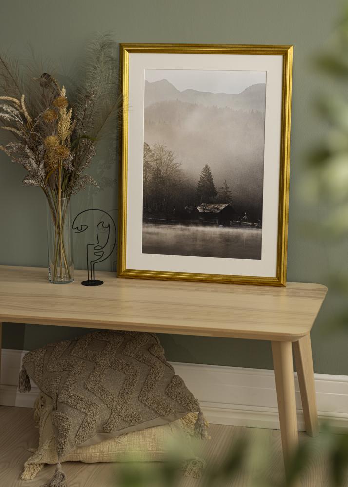 Marco Västkusten Oro 45x50 cm - Paspartús Blanco 34x40 cm