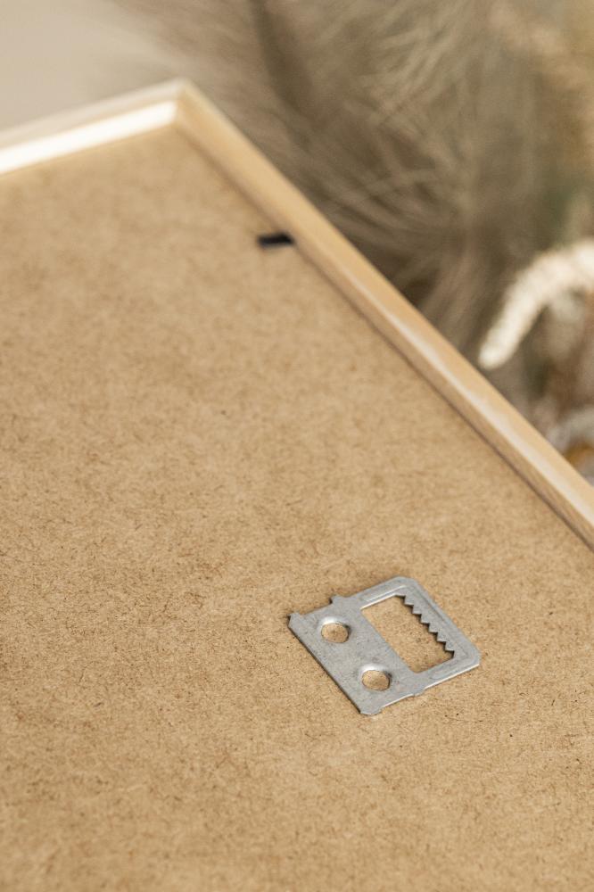 Marco Galant Pino 30x30 cm - Paspartú Negro 8x8 inches