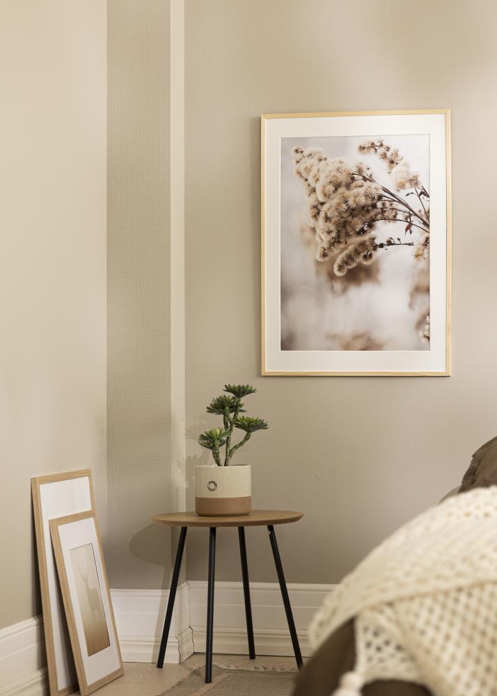 Marco Galant Pino 30x30 cm - Paspartú Blanco 20x20 cm